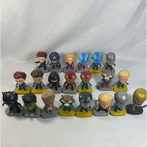 2019 Marvel McDonald’s figurines.
